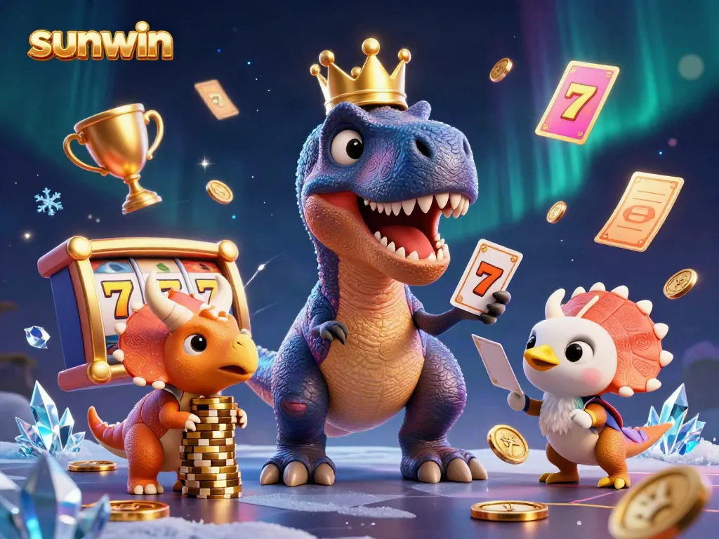 engage with sunwin's exciting slots through a vibrant 3D scene